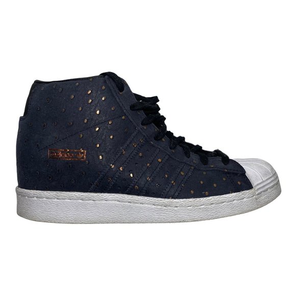 adidas | Shoes | Adidas Originals Womens 9 Superstar Up High Top Concealed  Wedge Heals S7643 | Poshmark